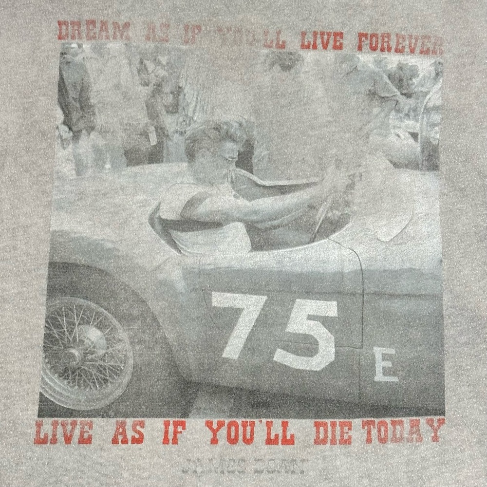 James Dean Quote Vintage Tee – Medium